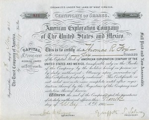 American Exploration Co. of the United States and Mexico